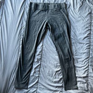 Aerie gray cotton leggings